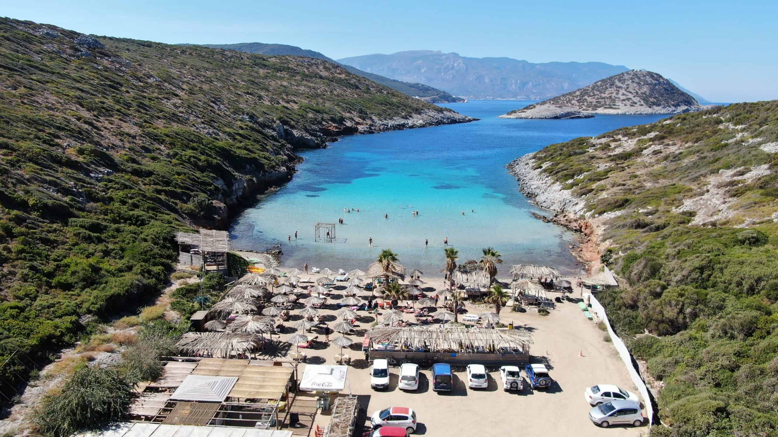 Samos plaża Livadaki