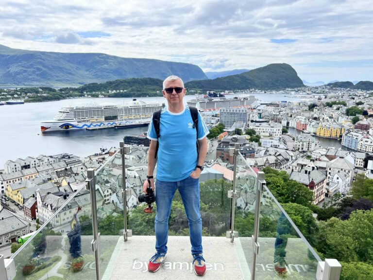 Norweskie Fiordy Alesund punkt widokowy