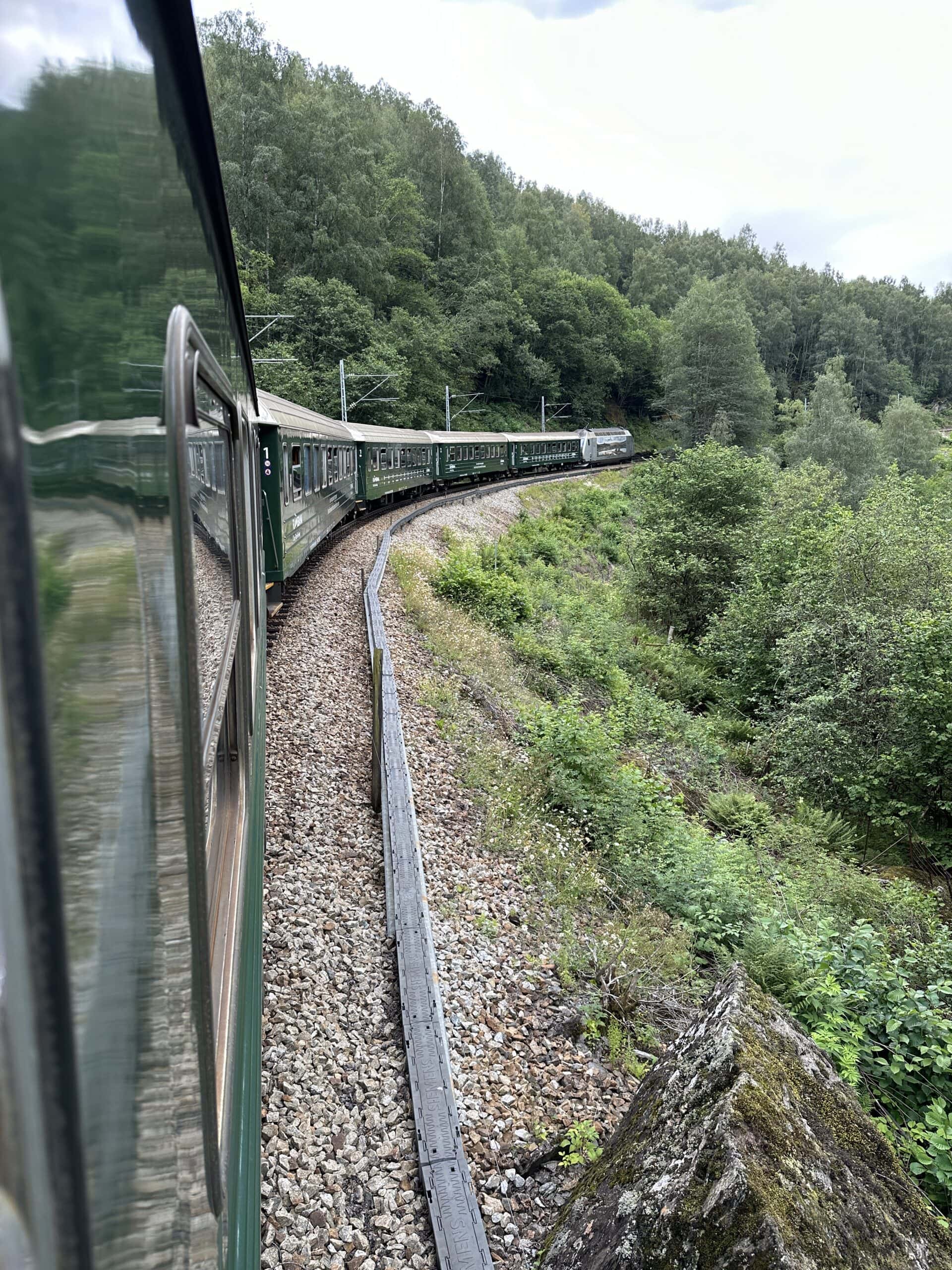 Norweskie Fiordy Flam kolejka